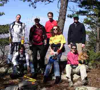 Team Corris on Kerns Mountain