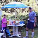 Jeff Holdaway at the John Anderson family aid station