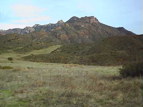 Tri Peaks from Serrano Valley in Point Magu State Park