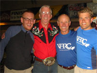 Photo of King Jordan with other VHTRC'ers at Leadville