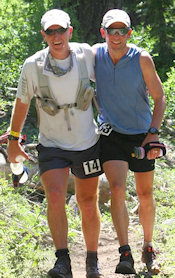Scott Mills and Derrick Carr at Western States