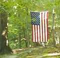 Flag on WDF Trail